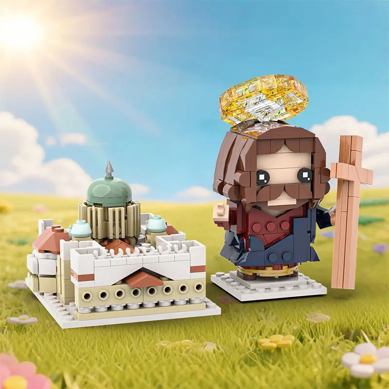 347PCS Religious Saint Figure & Church Building Blocks Set – Christian Cross Character Model Toy for Easter & Faith Home Decor
347PCS Religious Saint Figure & Church Building Blocks Set – Christian Cross Character Model Toy for Easter & Faith Home Decor