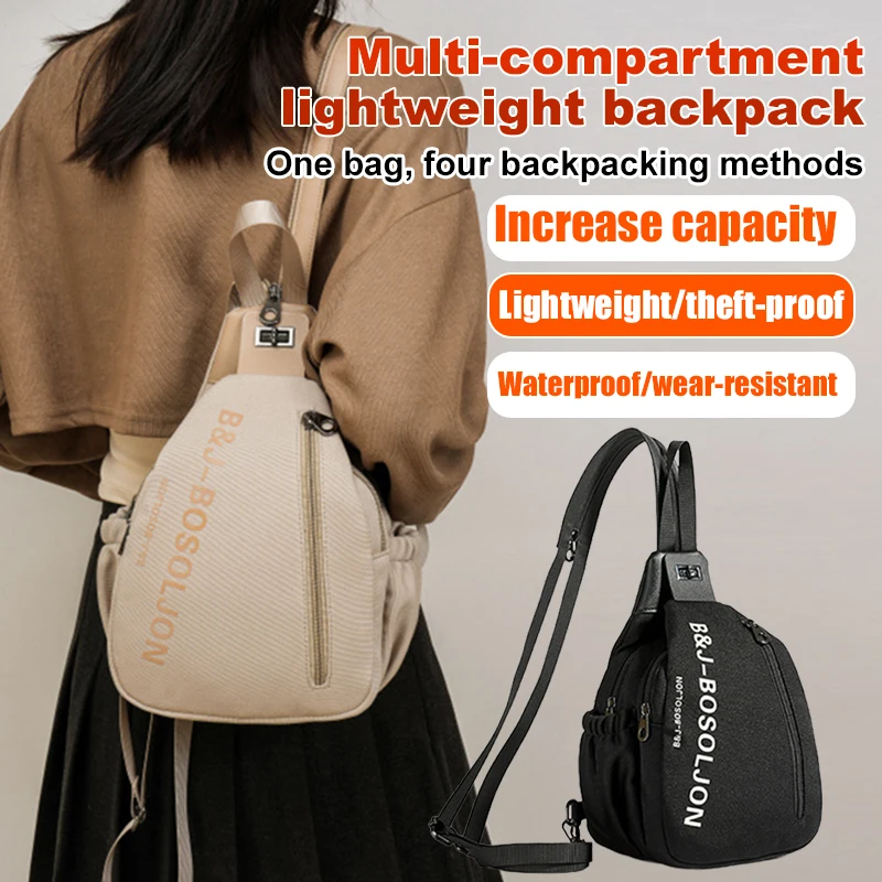 Women'S Fashion Letter Shoulder Bag Lightweight Multi-Layer Chest Bag Anti Theft Shoulder Bag
Women'S Fashion Letter Shoulder Bag Lightweight Multi-Layer Chest Bag Anti Theft Shoulder Bag