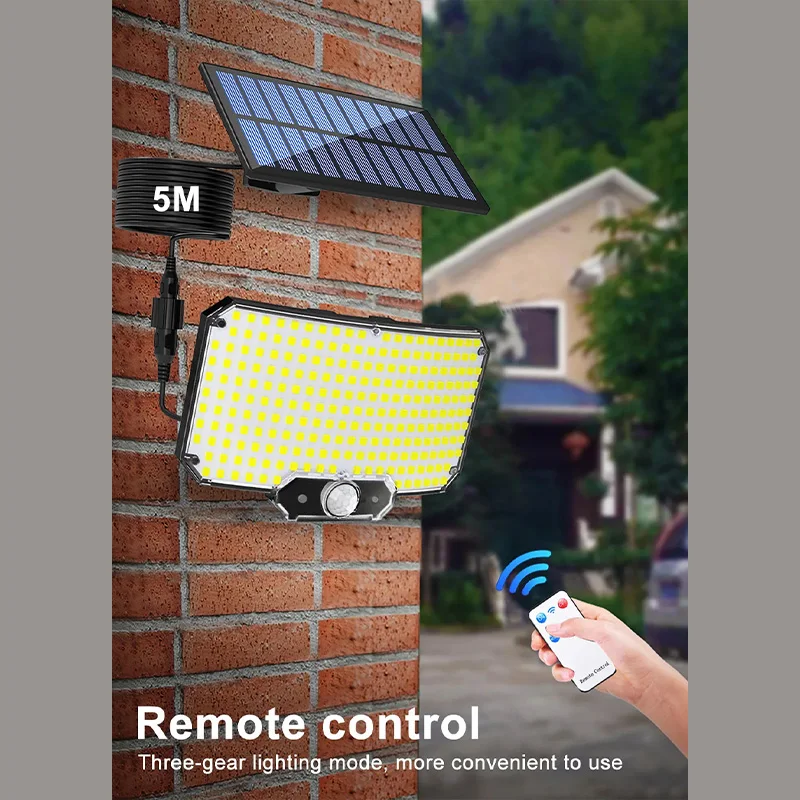 Upgrade Led Solar Security Lights Motion Sensor Outdoor 234led Flood Light Ip65 Waterproof Split Wall Lamp Solar Powered 3 Mode
Upgrade Led Solar Security Lights Motion Sensor Outdoor 234led Flood Light Ip65 Waterproof Split Wall Lamp Solar Powered 3 Mode