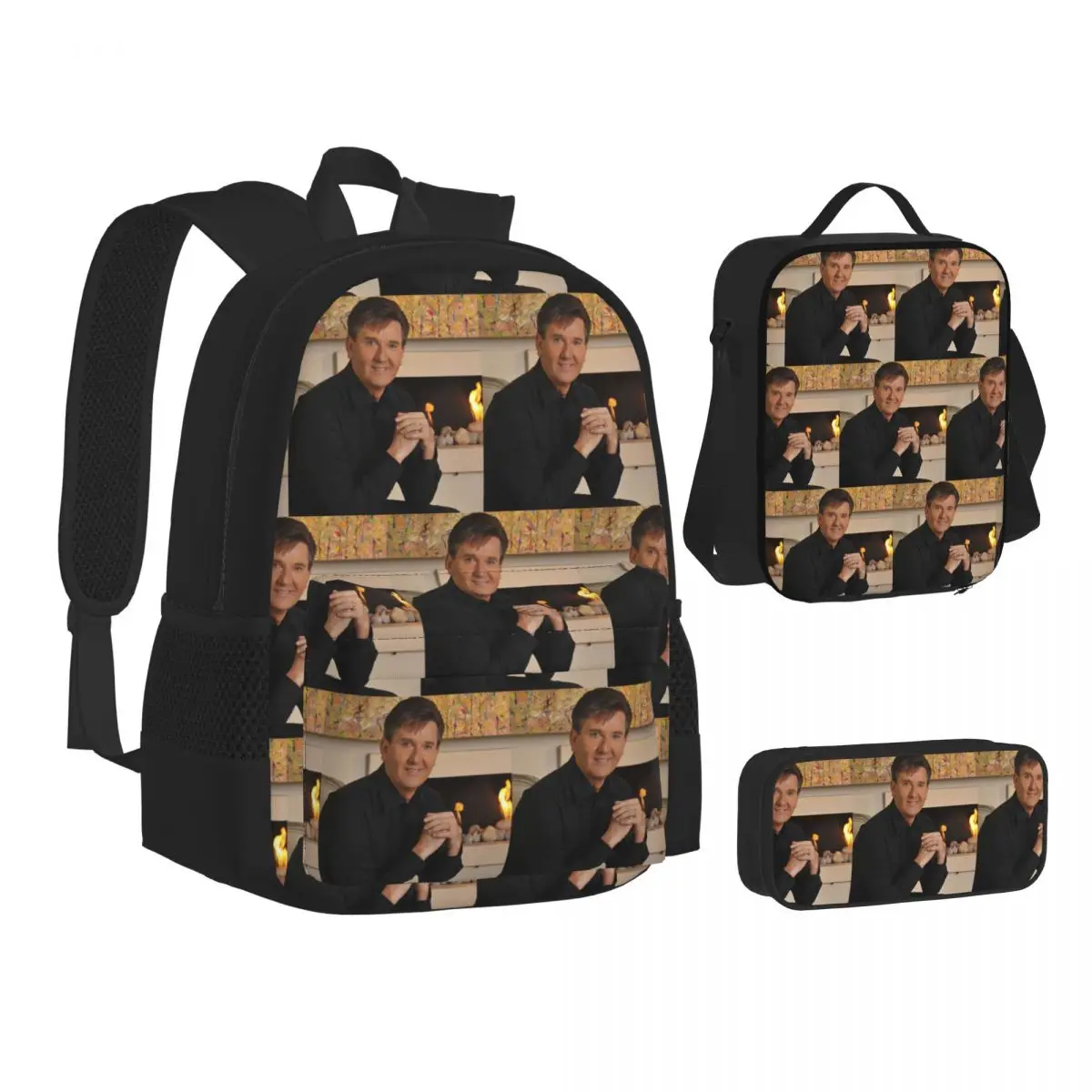 Daniel O'Donnell Gold Collection Backpacks Students Bookbag School Bags Children Rucksack Lunch Bag Pen Bag Three-Piece Set
Daniel O'Donnell Gold Collection Backpacks Students Bookbag School Bags Children Rucksack Lunch Bag Pen Bag Three-Piece Set
