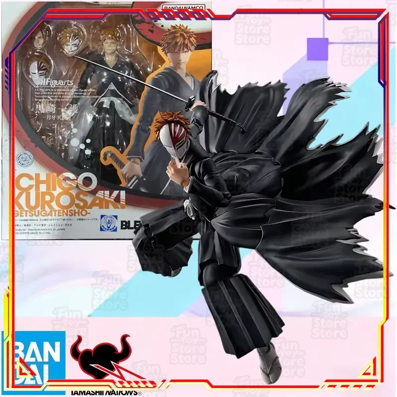 BANDAI BLEACH ICHIGO KUROSAKI S.H.Figuarts GETSUGATENSHO Action Figure Official Licensed Collectible Model Toy for Adults
BANDAI BLEACH ICHIGO KUROSAKI S.H.Figuarts GETSUGATENSHO Action Figure Official Licensed Collectible Model Toy for Adults
