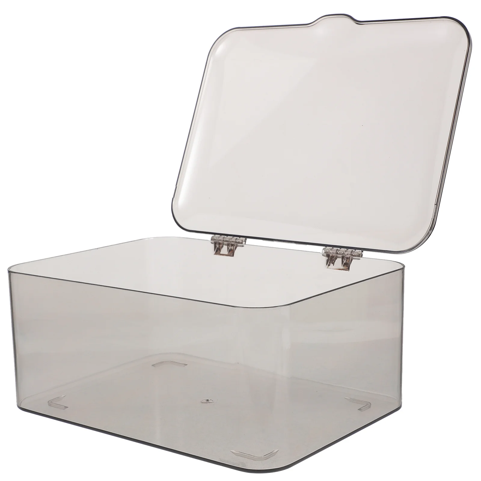 Flip Top Storage Box Transparent Ps Material Desk Organizer For Tea Set Makeup Stationery Office Home Lidded Container
Flip Top Storage Box Transparent Ps Material Desk Organizer For Tea Set Makeup Stationery Office Home Lidded Container