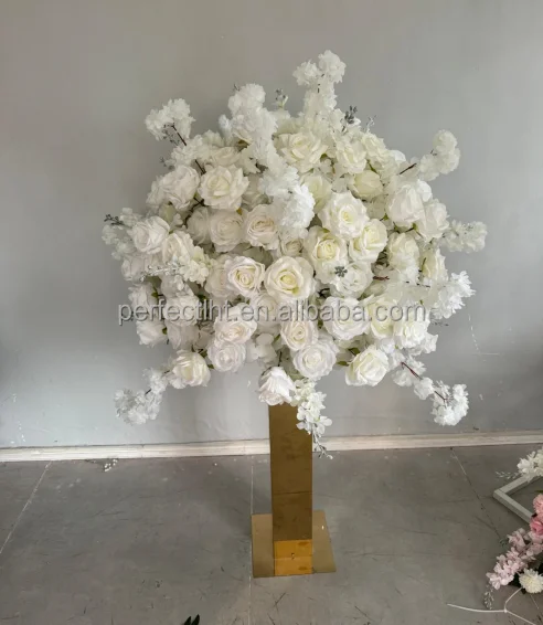 Customized Wedding Party Decoration 70cm White Silk Table Decor Artificial Flower Ball Wedding Centerpieces
Customized Wedding Party Decoration 70cm White Silk Table Decor Artificial Flower Ball Wedding Centerpieces