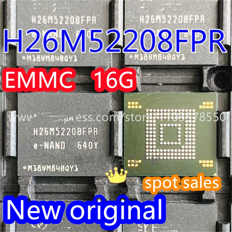 (1PCS) Brand new original H26M52208FPR font chip EMMC 16G 5.1 version packaged BGA153 ball
(1PCS) Brand new original H26M52208FPR font chip EMMC 16G 5.1 version packaged BGA153 ball