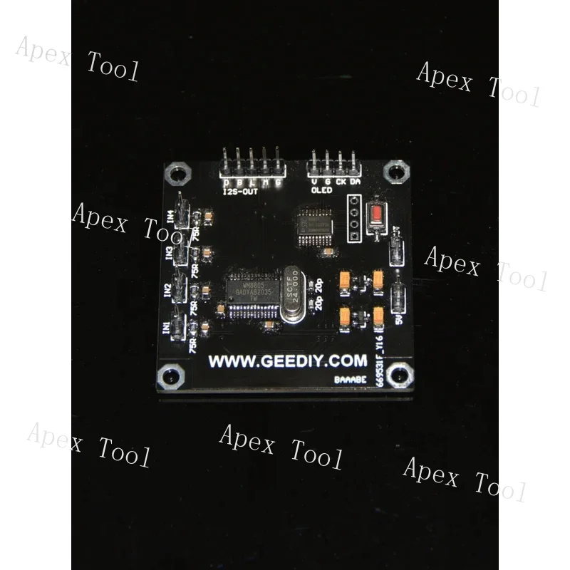 Soft Version WM8805 Audio Digital Receiver Board SPDIF to I2S Rate Display Support 24 192
Soft Version WM8805 Audio Digital Receiver Board SPDIF to I2S Rate Display Support 24 192