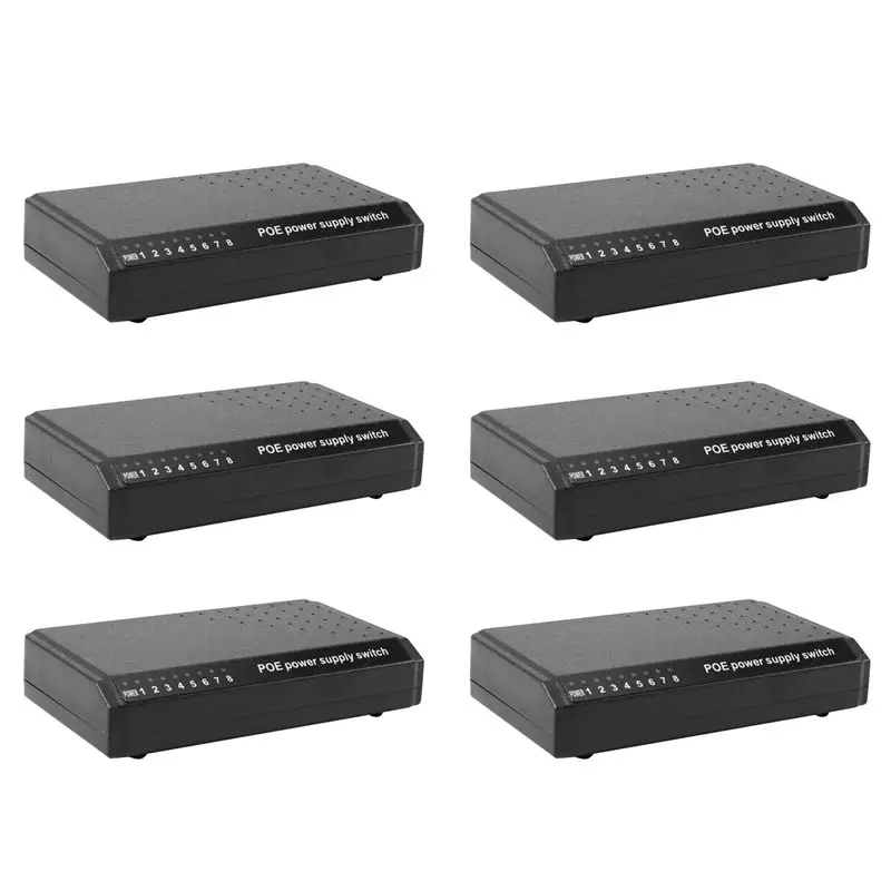 6-портовый PoE-инжектор (6+2) для Ethernet-сетей через RJ45 без блока питания, для домашней сети, 10/100M-ABIU
6-портовый PoE-инжектор (6+2) для Ethernet-сетей через RJ45 без блока питания, для домашней сети, 10/100M-ABIU