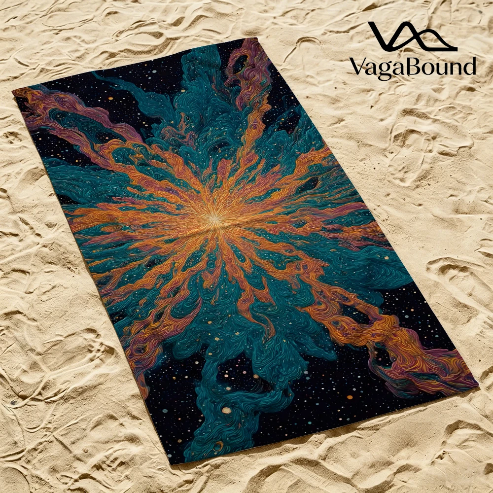 Cosmic Flame Explosion Luxury Beach Towels Crafted from Combed Cotton Plush and Absorbent Beach Towel or Pool Towels
Cosmic Flame Explosion Luxury Beach Towels Crafted from Combed Cotton Plush and Absorbent Beach Towel or Pool Towels