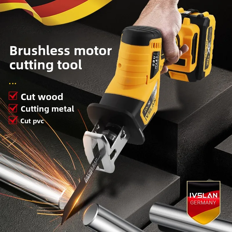 110V/220V Electric Reciprocating Saw Cordless Small Handheld Multi Function Lithium Battery Saber Saw
110V/220V Electric Reciprocating Saw Cordless Small Handheld Multi Function Lithium Battery Saber Saw