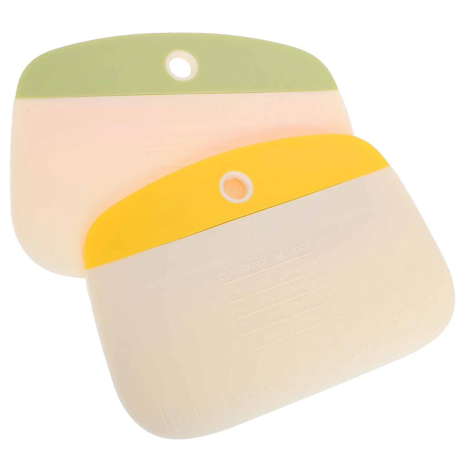 2Pcs Plastic Scraper Tool Dough Pastry Pizza Bread Cake Kitchen Scraper Tool for Home Bakery Supplies
2Pcs Plastic Scraper Tool Dough Pastry Pizza Bread Cake Kitchen Scraper Tool for Home Bakery Supplies