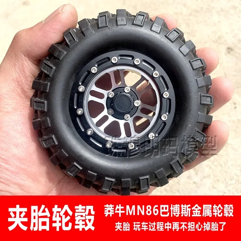 MN128 MN86KS MJX H12Y RC Car Metal Wheel Hubs 90mm Crawler Tires Upgraded Off-Road Accessories for 1/10 RC Rock Crawler Truck
MN128 MN86KS MJX H12Y RC Car Metal Wheel Hubs 90mm Crawler Tires Upgraded Off-Road Accessories for 1/10 RC Rock Crawler Truck