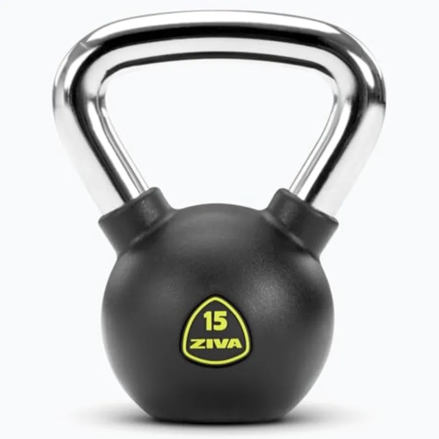 Commercial Grade Rubber Urethane Coated Kettlebell for Strength Conditioning and Home Gym Workouts Alloy Steel Grip Black Durab
Commercial Grade Rubber Urethane Coated Kettlebell for Strength Conditioning and Home Gym Workouts Alloy Steel Grip Black Durab