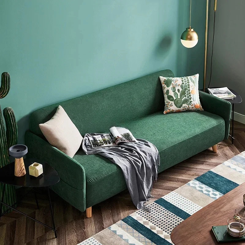 Nordic small apartment fabric sofa double light luxury living room three people straight row furniture
Nordic small apartment fabric sofa double light luxury living room three people straight row furniture
