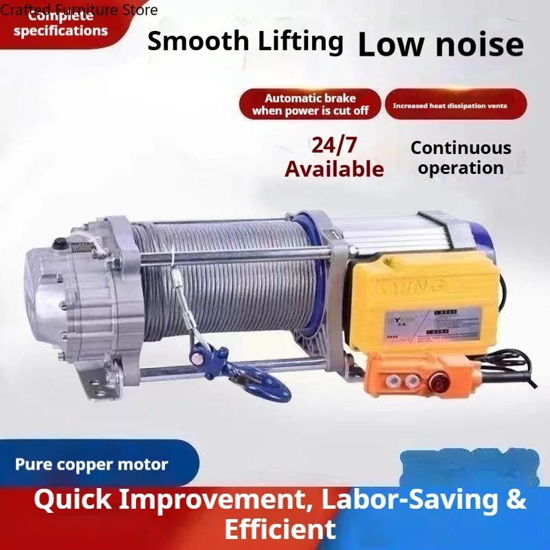 Multi-functional Rapid Winch Electric Hoist Suitable Building Winch Decoration Durable Commercial Machinery Cabrestante ZY60JYJ
Multi-functional Rapid Winch Electric Hoist Suitable Building Winch Decoration Durable Commercial Machinery Cabrestante ZY60JYJ