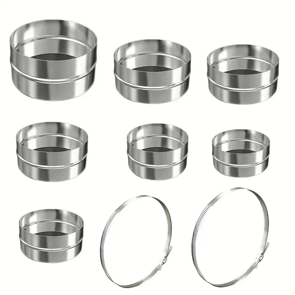 Stainless Steel Flue Pipe Extension Adapter Water Heater Exhaust Pipe Extension Connector For Wood/Camping Stove And Fireplace
Stainless Steel Flue Pipe Extension Adapter Water Heater Exhaust Pipe Extension Connector For Wood/Camping Stove And Fireplace