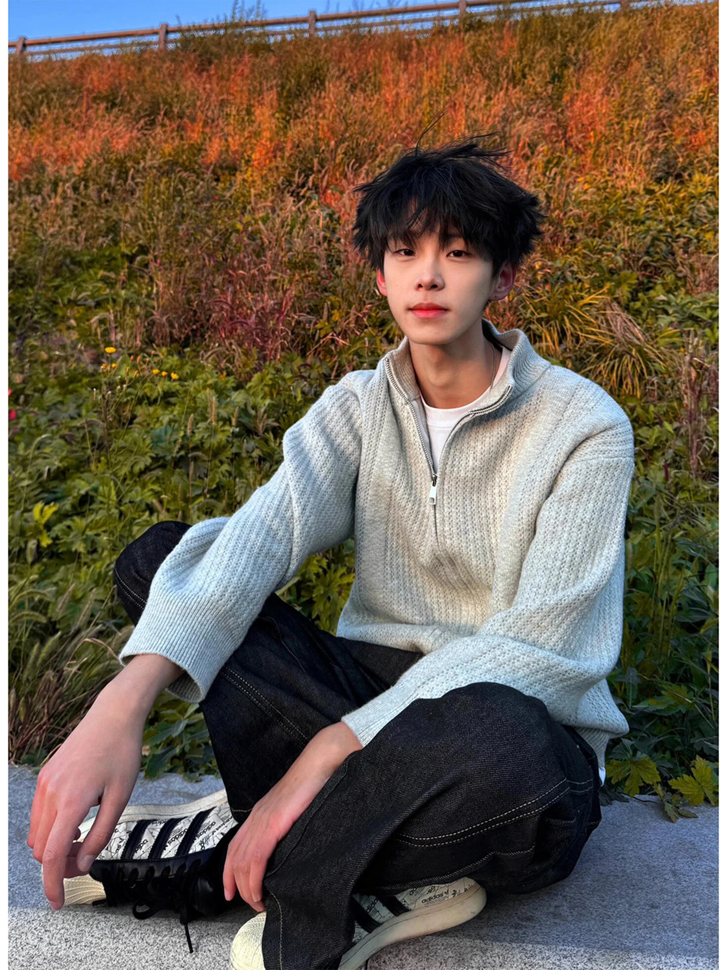 ay White Stand Collar Open Cardigan Knitwear Men Autumn Korean Lazy Sle Men's Knitted Sweater Cleanfit American Jaet
ay White Stand Collar Open Cardigan Knitwear Men Autumn Korean Lazy Sle Men's Knitted Sweater Cleanfit American Jaet