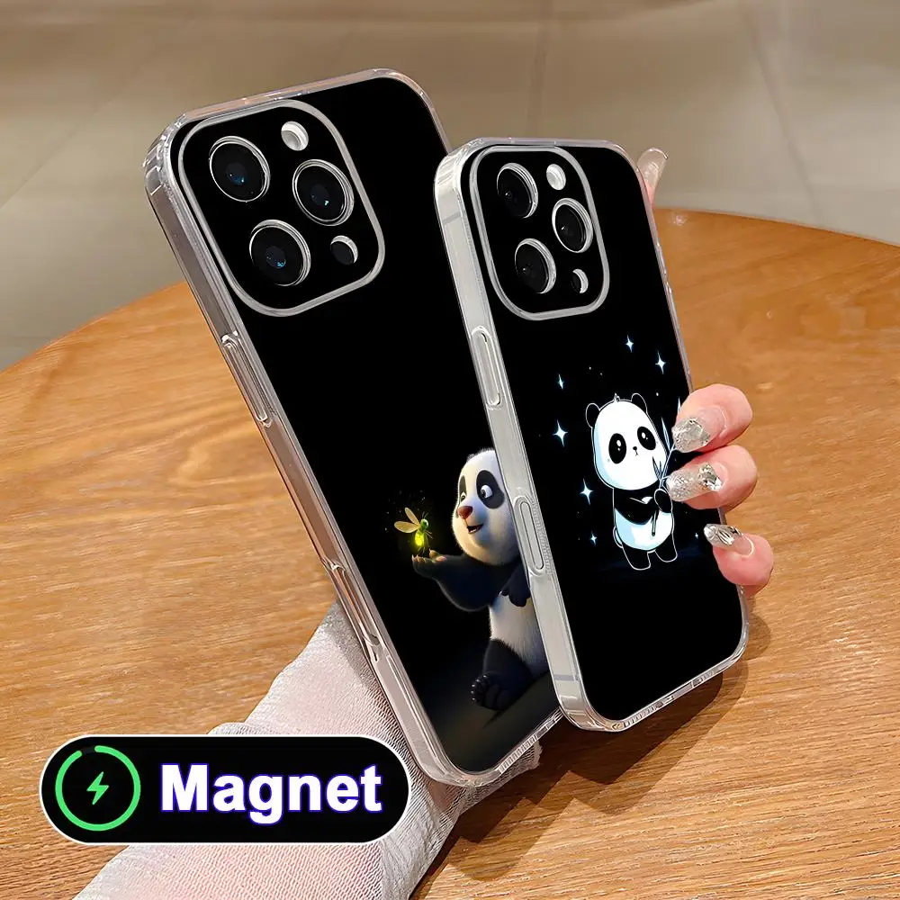 Cute Panda Phone Case for iPhone 17 16 15 14 13 12 11 Air Pro Max Plus Mini Soft TPU Clear Magsafe Cover
Cute Panda Phone Case for iPhone 17 16 15 14 13 12 11 Air Pro Max Plus Mini Soft TPU Clear Magsafe Cover