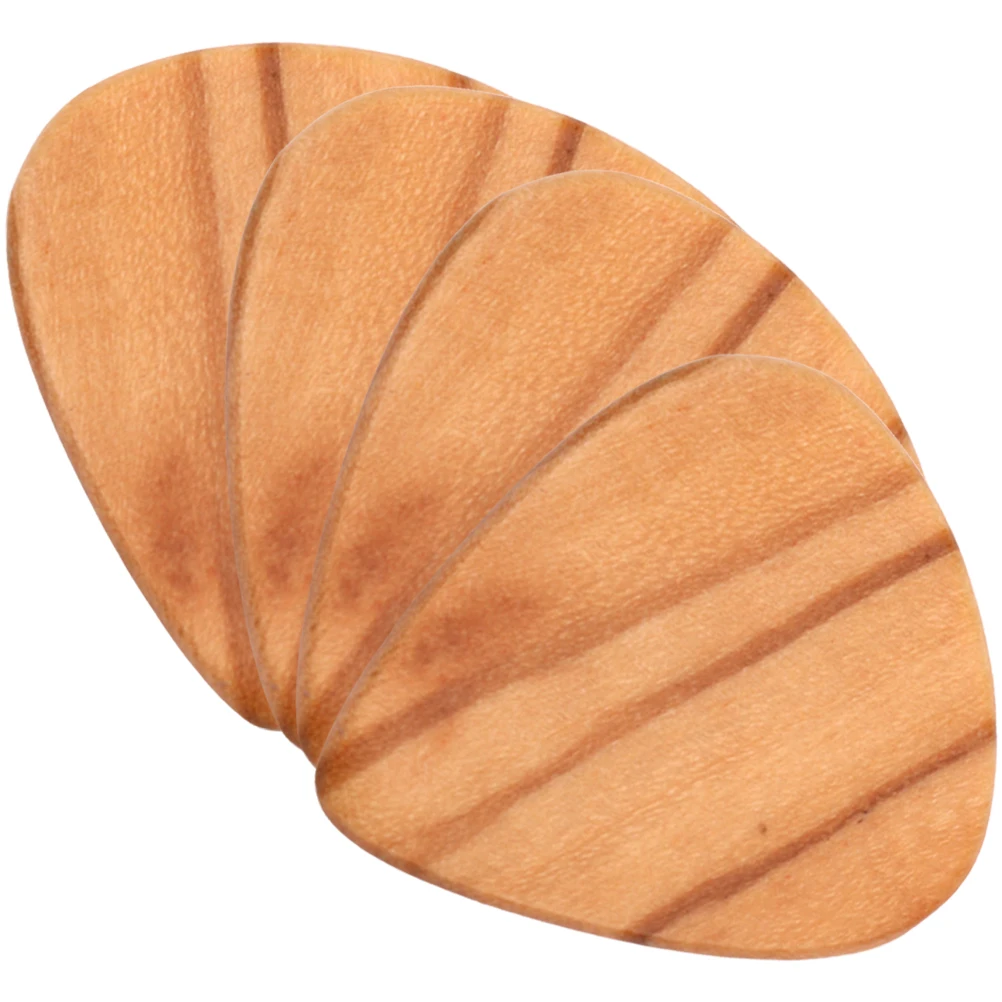 4 Pcs Olive Wood Pick Folk Guitar Picks for Acoustic Playing Plectrum Bulk Practical Plectrums
4 Pcs Olive Wood Pick Folk Guitar Picks for Acoustic Playing Plectrum Bulk Practical Plectrums