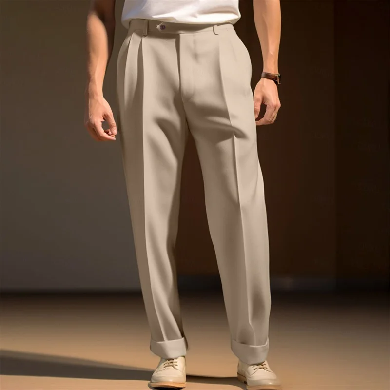 Men s Fit Dress Pants Solid Color Flat Front Trousers Classic Business Casual Suit Pants Modern Formal Wear Hemmed Bottoms
Men s Fit Dress Pants Solid Color Flat Front Trousers Classic Business Casual Suit Pants Modern Formal Wear Hemmed Bottoms