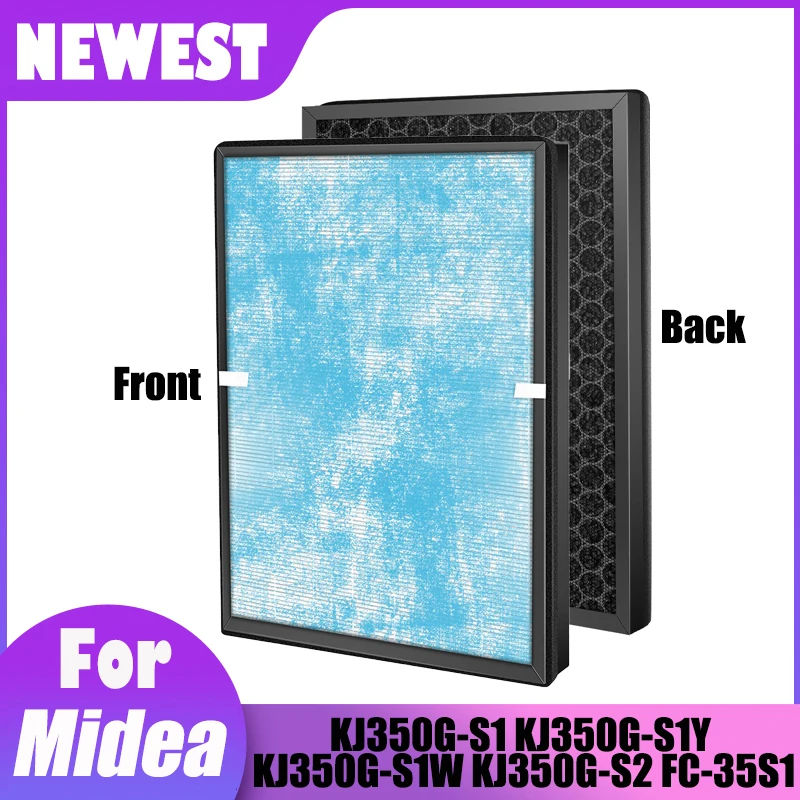Fit for Midea KJ350G-S1/S1Y/S1W/S2 FC-35S1 380*280*45mm Air Purifier Filter Combine Hepa with Activated Carbon Filter
Fit for Midea KJ350G-S1/S1Y/S1W/S2 FC-35S1 380*280*45mm Air Purifier Filter Combine Hepa with Activated Carbon Filter