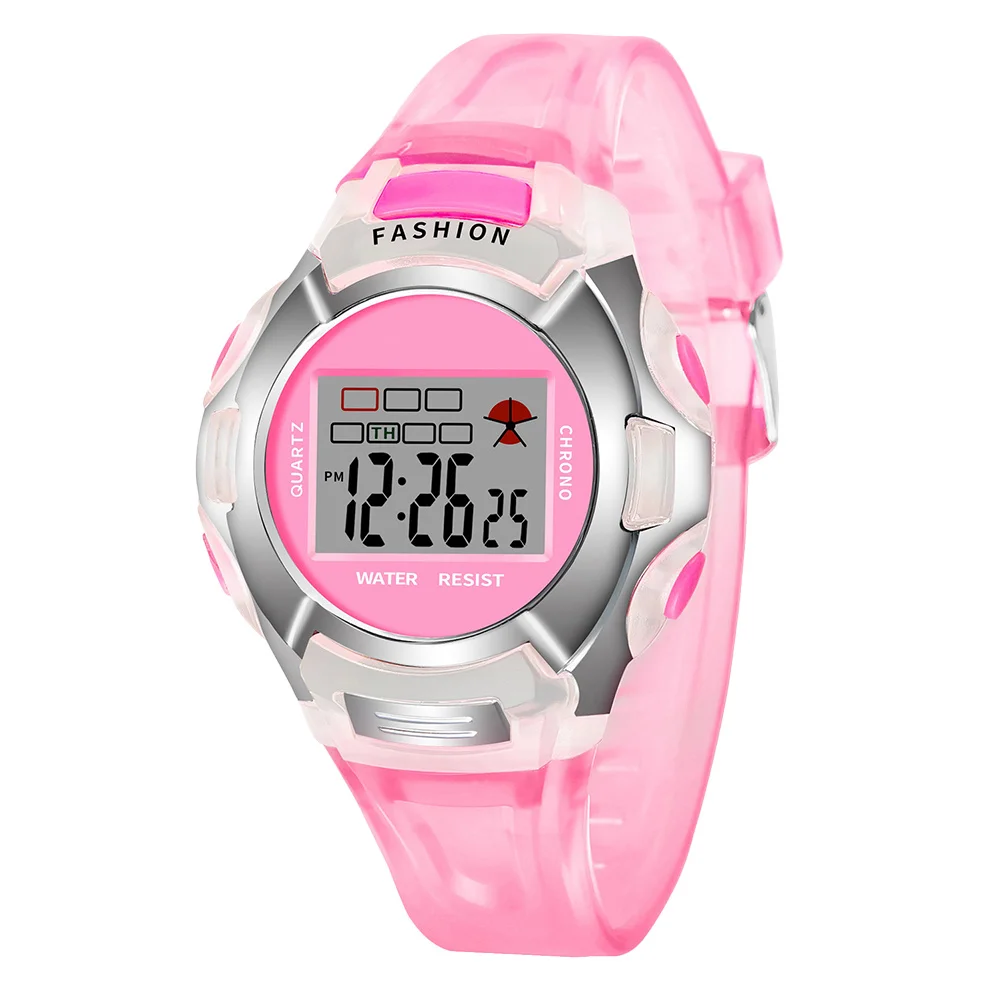 Pink Waterproof Kids Sports Watch Electronic Wristwatch Luminous Stopwatch Alarm Stylish Boys Girls Kids Sports Watch
Pink Waterproof Kids Sports Watch Electronic Wristwatch Luminous Stopwatch Alarm Stylish Boys Girls Kids Sports Watch