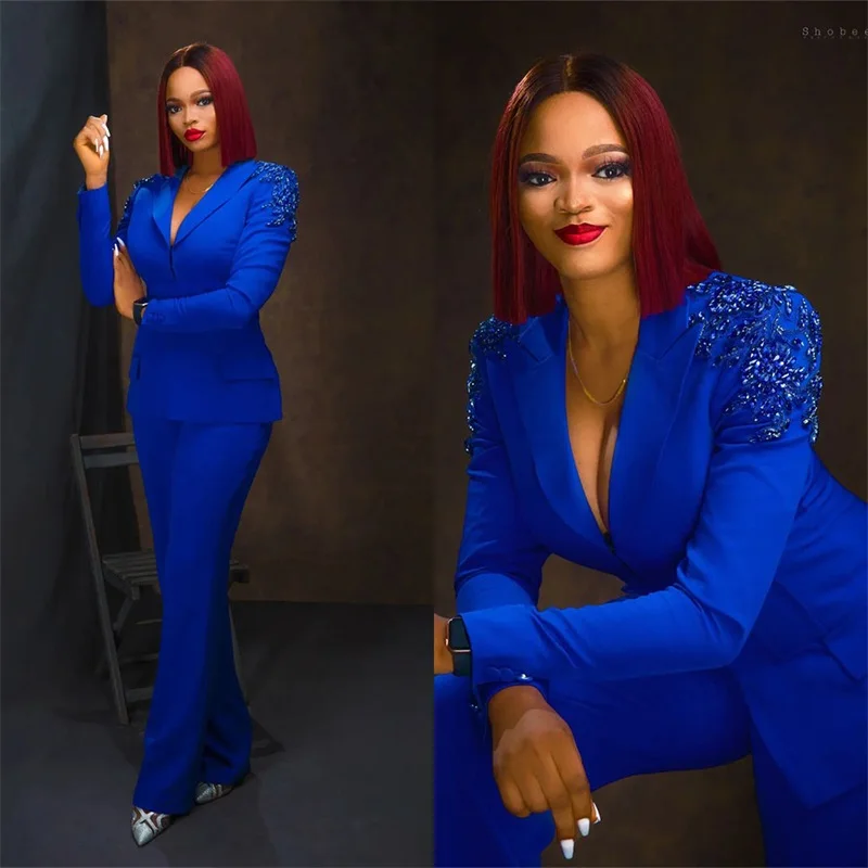 Luxury Crystals Women Suits Set 2 Pieces Peaked Lapel Blazer Flare Pants Custom Made Fashion Formal Celebrity Prom Evening Dress
Luxury Crystals Women Suits Set 2 Pieces Peaked Lapel Blazer Flare Pants Custom Made Fashion Formal Celebrity Prom Evening Dress
