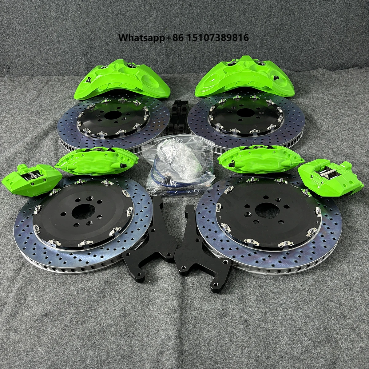 Modern Cars Green High Performance Brake Kit: 6 Pot Caliper+4 Piston Caliper with Electronic Parking Brake for RS S 3 4 5 6
Modern Cars Green High Performance Brake Kit: 6 Pot Caliper+4 Piston Caliper with Electronic Parking Brake for RS S 3 4 5 6