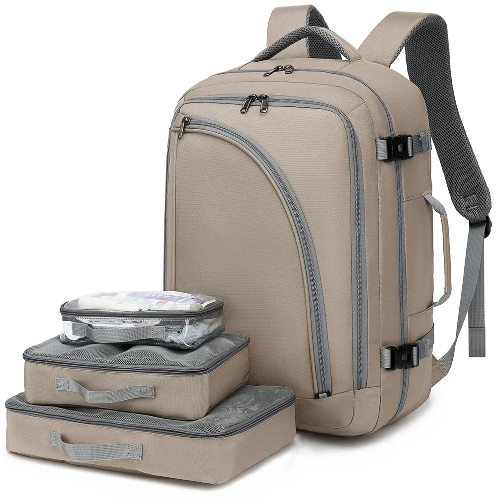 30 L Eaqual To 18 Inch Trolley Case Men Women Backpack Four in One Travel Storage Bag Set for 17/17.3 Inch Laptop 180° Opening
30 L Eaqual To 18 Inch Trolley Case Men Women Backpack Four in One Travel Storage Bag Set for 17/17.3 Inch Laptop 180° Opening