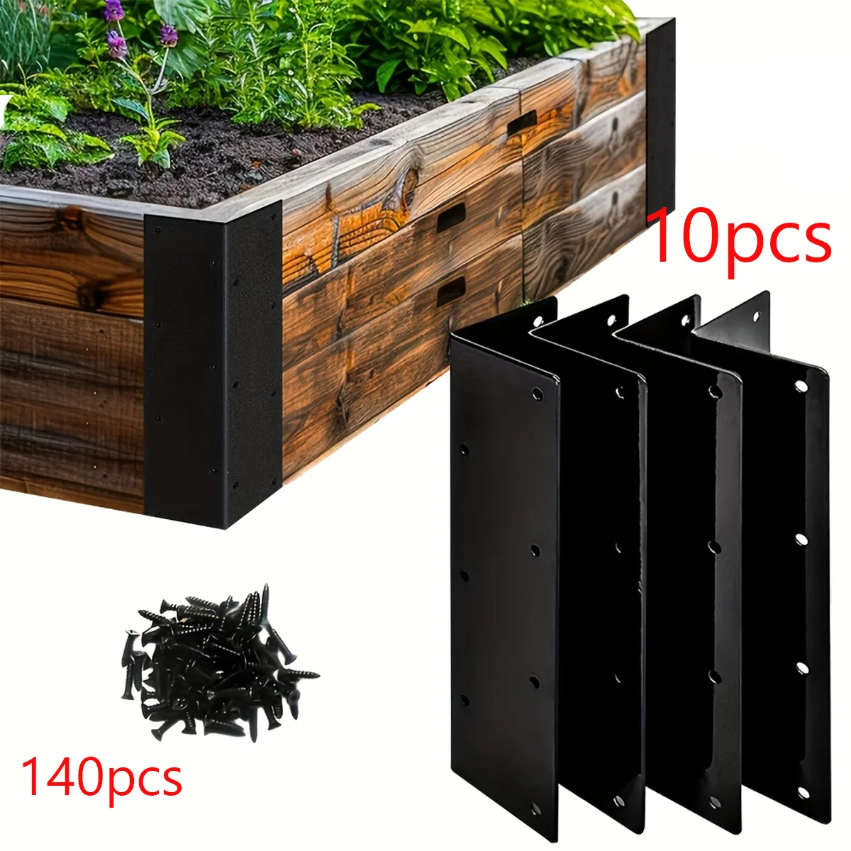 150pcs Support d'Angle 90° Noir Épaissi, Connecteur pour Lit, Cuisine et Meubles(10 équerres + 140 vis)
150pcs Support d'Angle 90° Noir Épaissi, Connecteur pour Lit, Cuisine et Meubles(10 équerres + 140 vis)