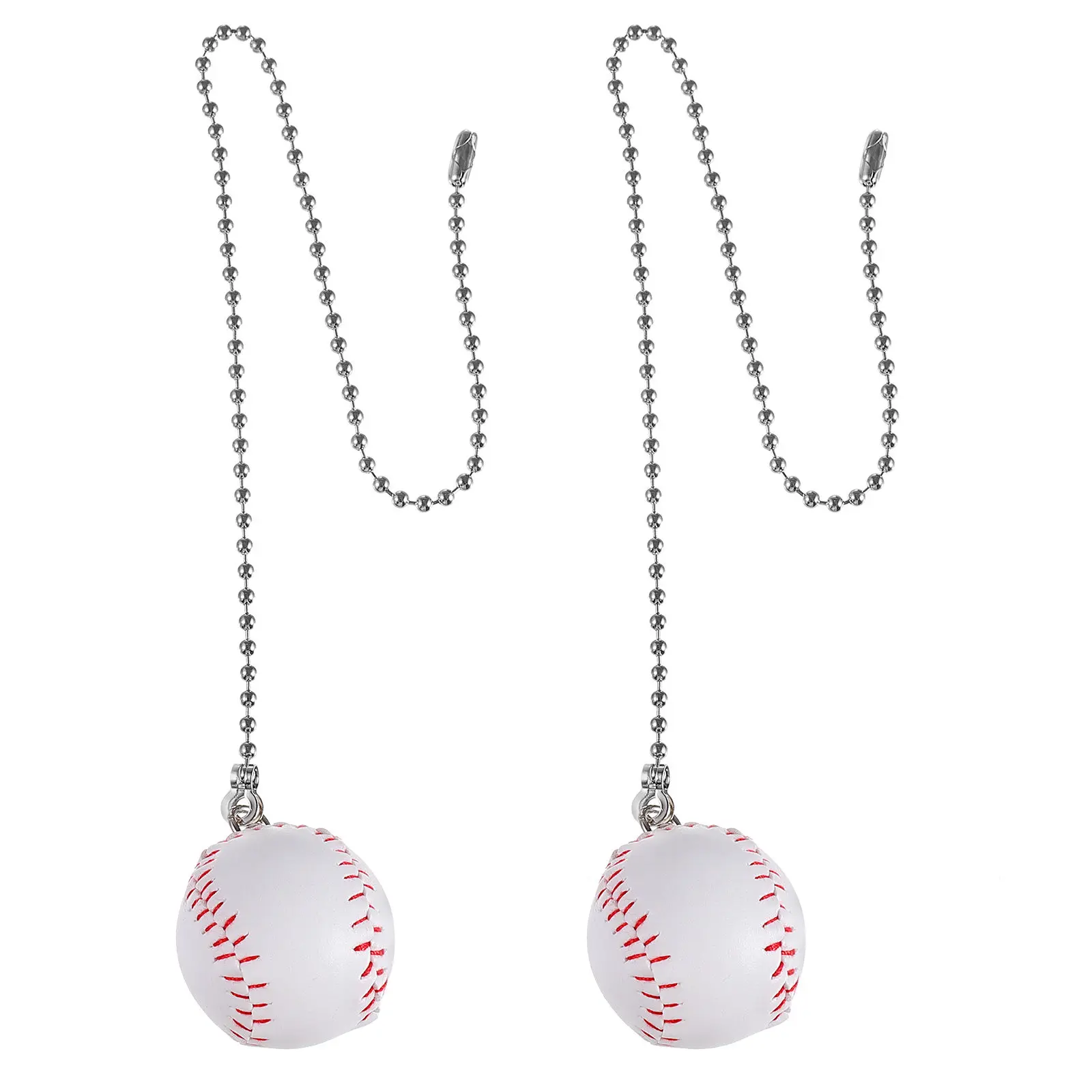 2Pcs Baseball Shaped Pendant Chain Fan Lamp Pull Chain Hanging Decoration Home Decor Ceiling Fan Light Baseball Lamp Pendants
2Pcs Baseball Shaped Pendant Chain Fan Lamp Pull Chain Hanging Decoration Home Decor Ceiling Fan Light Baseball Lamp Pendants