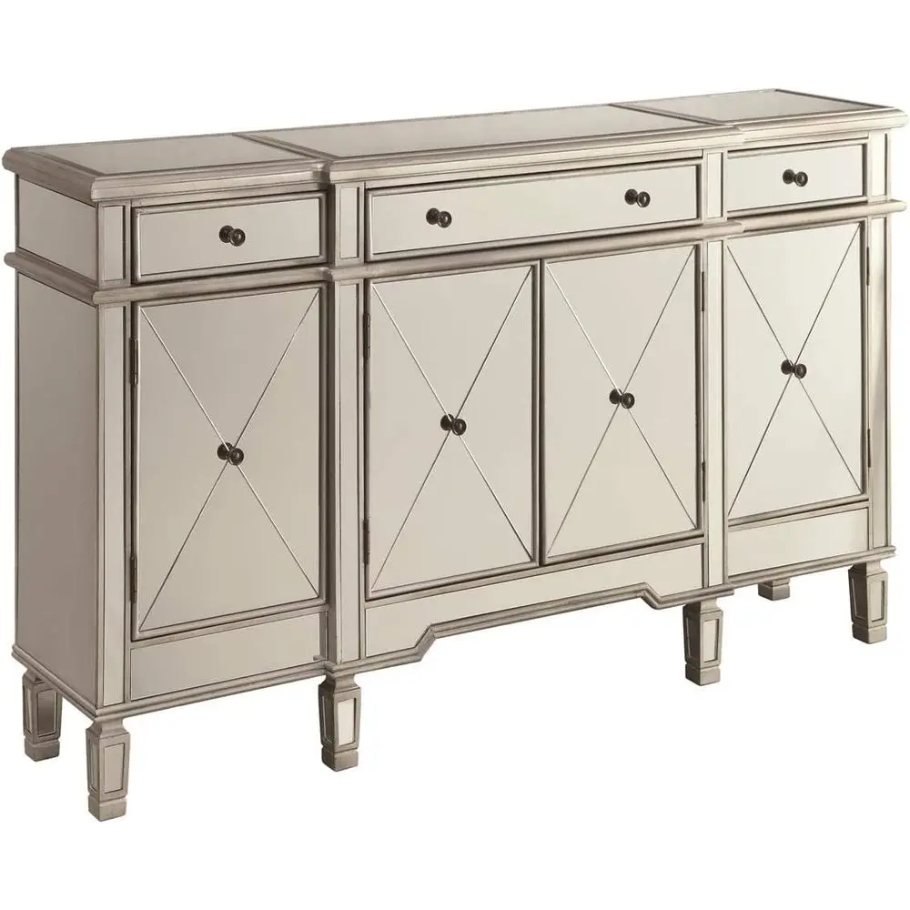 er Home urnishings Sophie Mirror Panel 4-Door Cabinet with Removable Wine Rack Silver (6595201)
er Home urnishings Sophie Mirror Panel 4-Door Cabinet with Removable Wine Rack Silver (6595201)