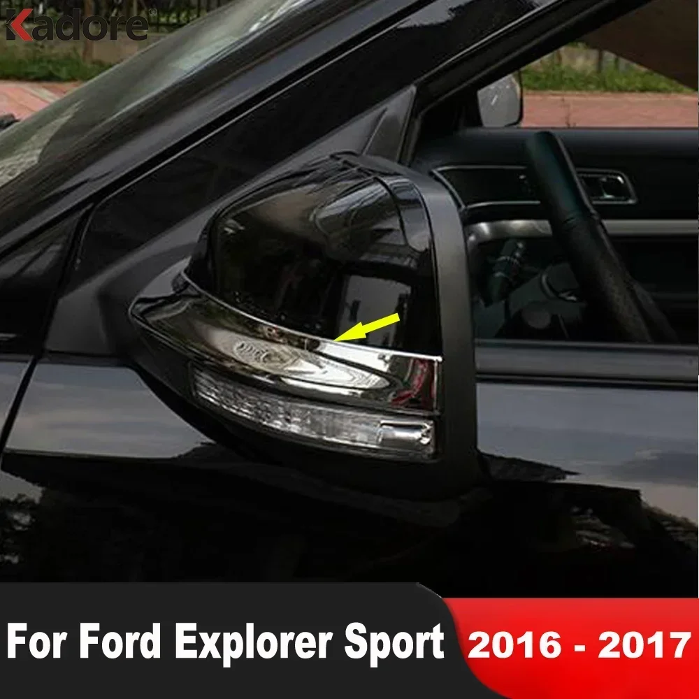 For Ford Explorer Sport 2016 2017 Chrome Car Rearview Mirror Cover Trim Side Mirrors Molding Garnish Strip Exterior Accessories
For Ford Explorer Sport 2016 2017 Chrome Car Rearview Mirror Cover Trim Side Mirrors Molding Garnish Strip Exterior Accessories