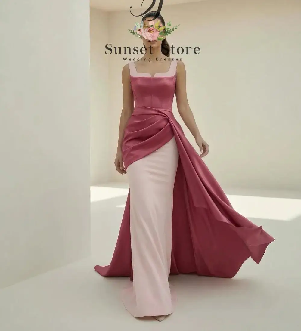 Customized Formal Charmeuse Pleat Straight Square Neck Long Evening Dresses Luxury Celebrity Matching Sparkle
Customized Formal Charmeuse Pleat Straight Square Neck Long Evening Dresses Luxury Celebrity Matching Sparkle