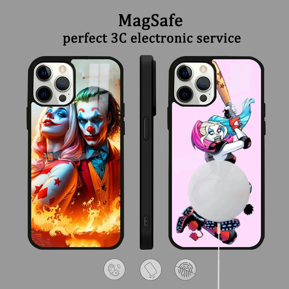 Cartoon Harleys Quinns Phone Case For IPhone 16 15 14 13 12 11 Pro Max Plus Mini Magsafe Mirror Wireless Magnetic Cover
Cartoon Harleys Quinns Phone Case For IPhone 16 15 14 13 12 11 Pro Max Plus Mini Magsafe Mirror Wireless Magnetic Cover