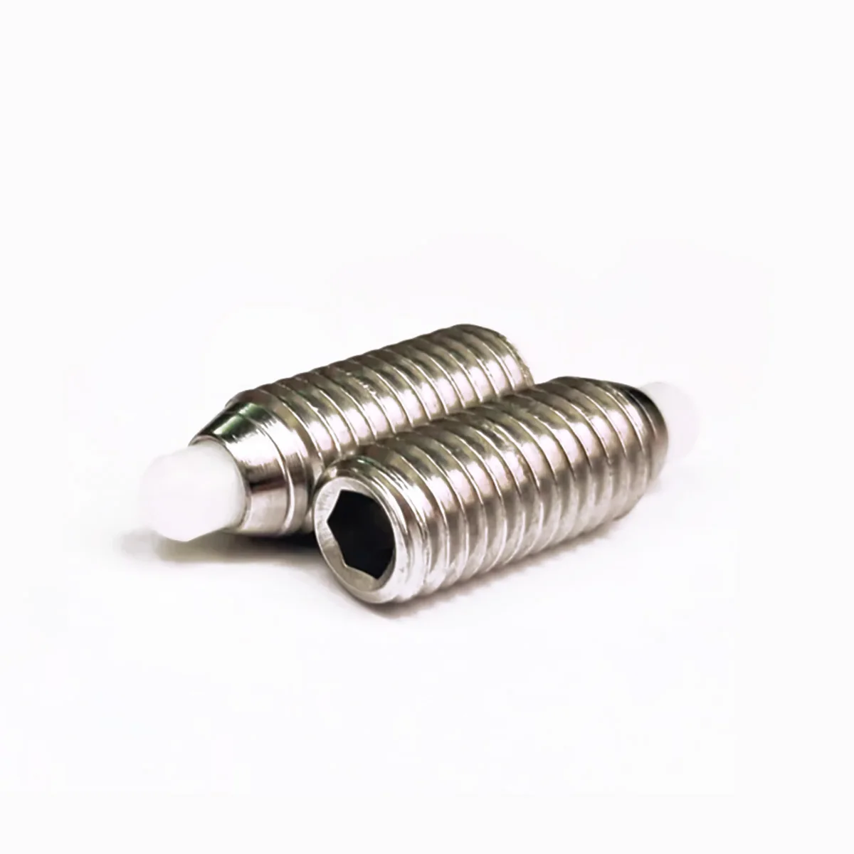 Stainless Steel Ball Screw Press In Spring Plastic Ball Head Pom Positioning Plunger Accessory M3M4M5M6M8M10M12
Stainless Steel Ball Screw Press In Spring Plastic Ball Head Pom Positioning Plunger Accessory M3M4M5M6M8M10M12