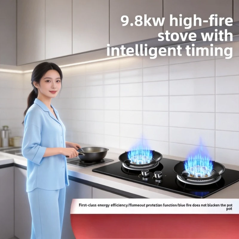 High Power Double Burner Gas Stove, Built-in Countertop Natural Gas LPG Energy Saving Kitchen Stove
High Power Double Burner Gas Stove, Built-in Countertop Natural Gas LPG Energy Saving Kitchen Stove