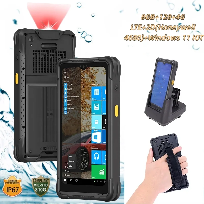 6.5 Inch IP67 PDA Windows 10 Rugged Phone Industrial PDAS Barcode Scanner Handheld Mobile POS Computer PDA Windows 11
6.5 Inch IP67 PDA Windows 10 Rugged Phone Industrial PDAS Barcode Scanner Handheld Mobile POS Computer PDA Windows 11