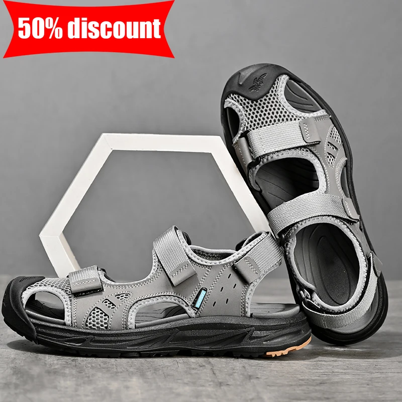 Men Sandals Hollowed Out Leather Breathable Comfortable Odor Proof Summer New Water Soft Sole Non Slip Beach Shoes for Men
Men Sandals Hollowed Out Leather Breathable Comfortable Odor Proof Summer New Water Soft Sole Non Slip Beach Shoes for Men