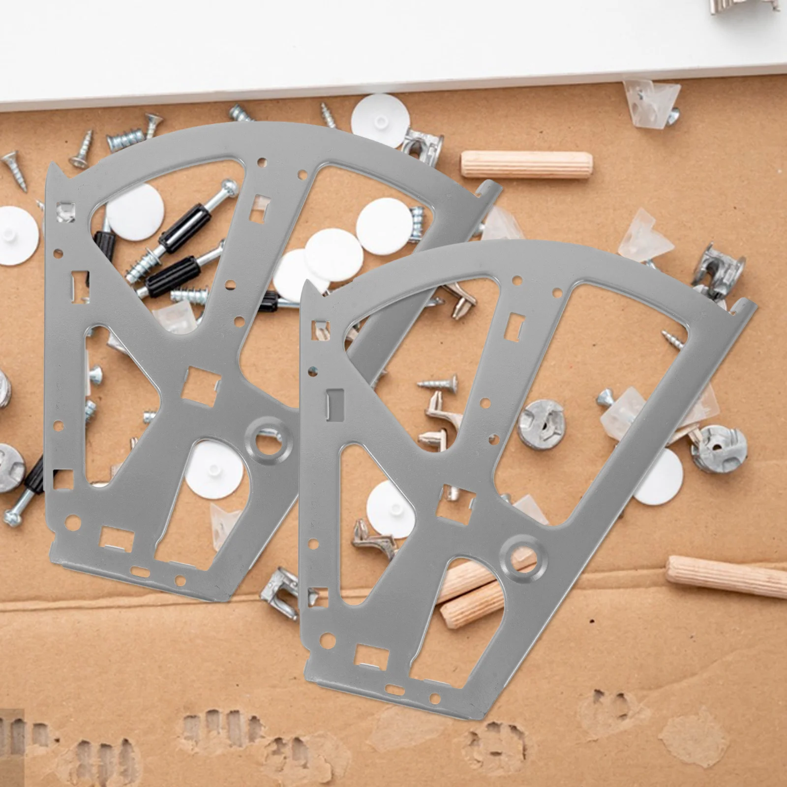 1Pair Flip Rack Shoe Cabinet Accessories Dual Layer Design Sleek Appearance Space Efficient Storage Gray Finish
1Pair Flip Rack Shoe Cabinet Accessories Dual Layer Design Sleek Appearance Space Efficient Storage Gray Finish