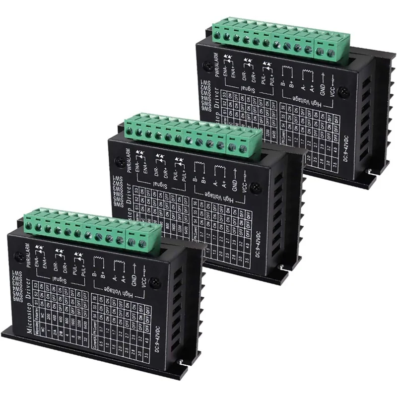 ABRS-TB6600 Stepper Motor Drivers, 8Pack 4A Stepper Driver Controller CNC Digital Mini Step Driver For 42/57/86 Stepper Motor
ABRS-TB6600 Stepper Motor Drivers, 8Pack 4A Stepper Driver Controller CNC Digital Mini Step Driver For 42/57/86 Stepper Motor