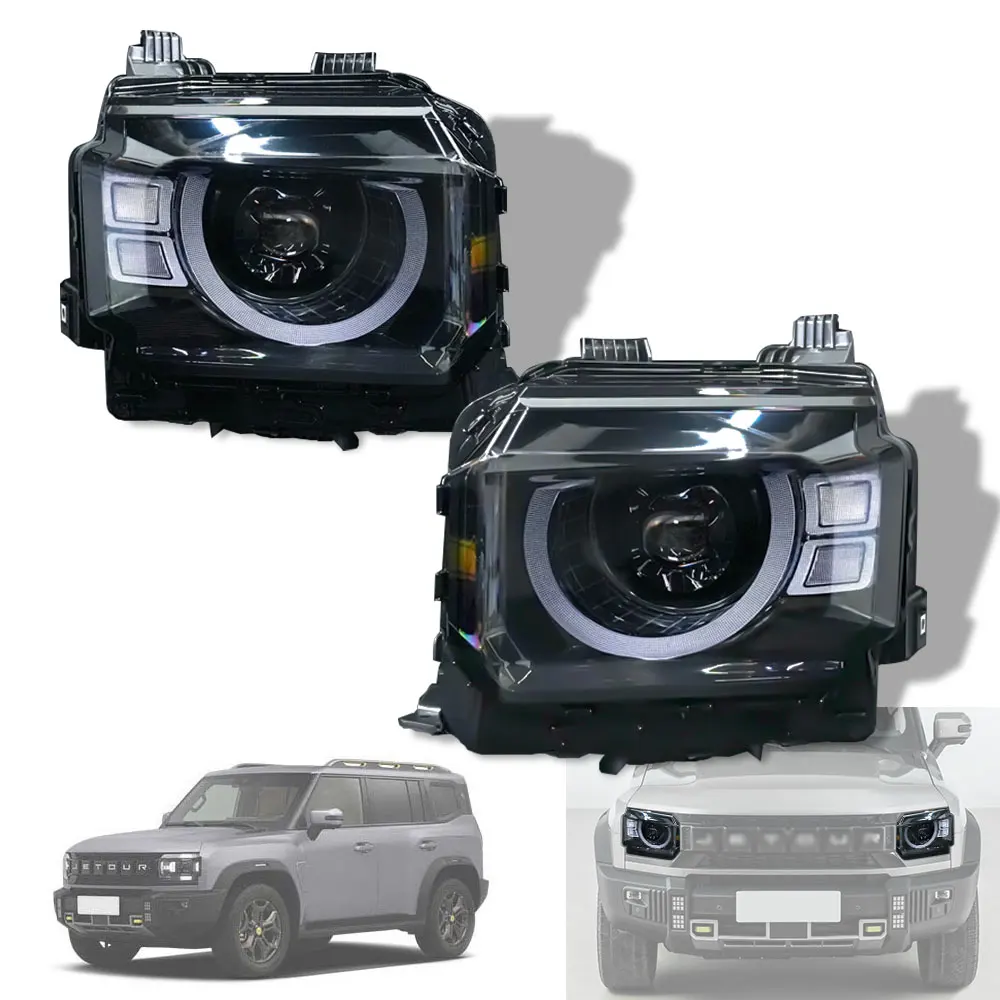 LED Headlight Assembly Modified Style Daytime Running Light Fit for JETOUR Traveler 2023-2024
LED Headlight Assembly Modified Style Daytime Running Light Fit for JETOUR Traveler 2023-2024