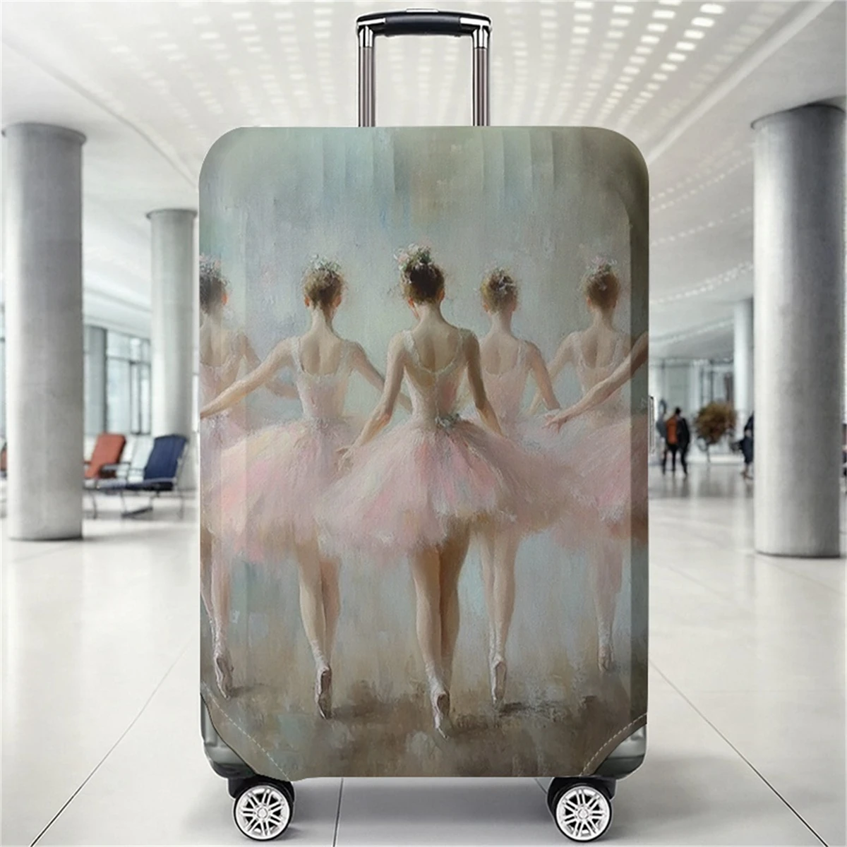 Защитный чехол для багажа с рисунком балерины, подходит для чехлов для багажа размером 18-32 дюйма, перчаток для ручки чемодана, дорожных аксессуаров.
Защитный чехол для багажа с рисунком балерины, подходит для чехлов для багажа размером 18-32 дюйма, перчаток для ручки чемодана, дорожных аксессуаров.