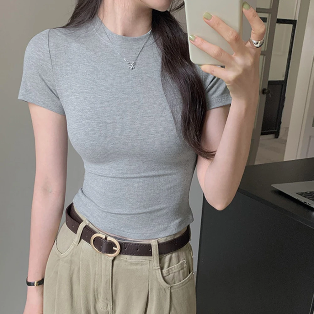 All-match All-match Style Casual Tops Hot Girl Fashion Microelasticity New Condition Polyester Fabric Casual Style
All-match All-match Style Casual Tops Hot Girl Fashion Microelasticity New Condition Polyester Fabric Casual Style