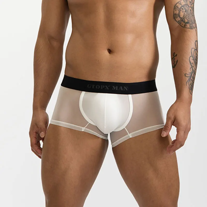 Mens Sexy Seamless Underwear U Bulge Pouch Panties Ultra-Thin Transparent Male Mesh Breathable Erotic Boxer Shorts Underpants
Mens Sexy Seamless Underwear U Bulge Pouch Panties Ultra-Thin Transparent Male Mesh Breathable Erotic Boxer Shorts Underpants