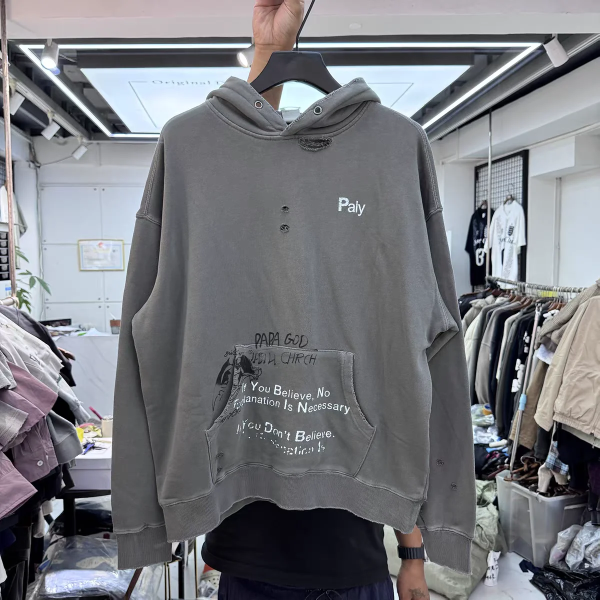 2025fw Old Hole Letter Print Hoodie Men Women Best Quality Hooded Sweatshirt
2025fw Old Hole Letter Print Hoodie Men Women Best Quality Hooded Sweatshirt