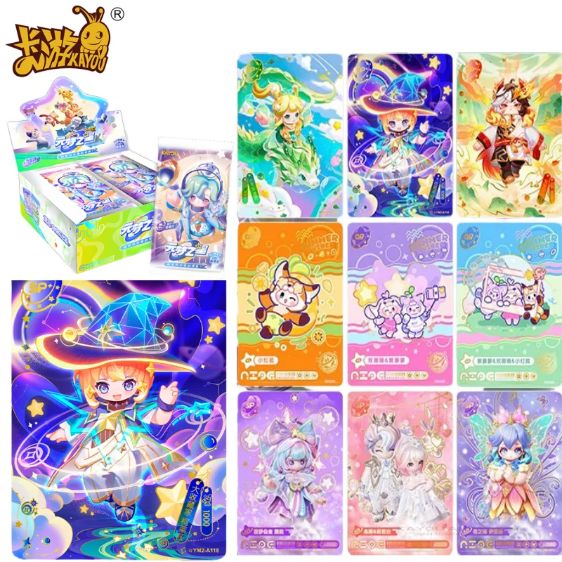 KAYOU Аутентичная Yuanmeng Star Party Dream Pack Second Bullet 2, коллекционная карта, аниме, периферийная игрушка, флэш-карта, подарок 
KAYOU Аутентичная Yuanmeng Star Party Dream Pack Second Bullet 2, коллекционная карта, аниме, периферийная игрушка, флэш-карта, подарок