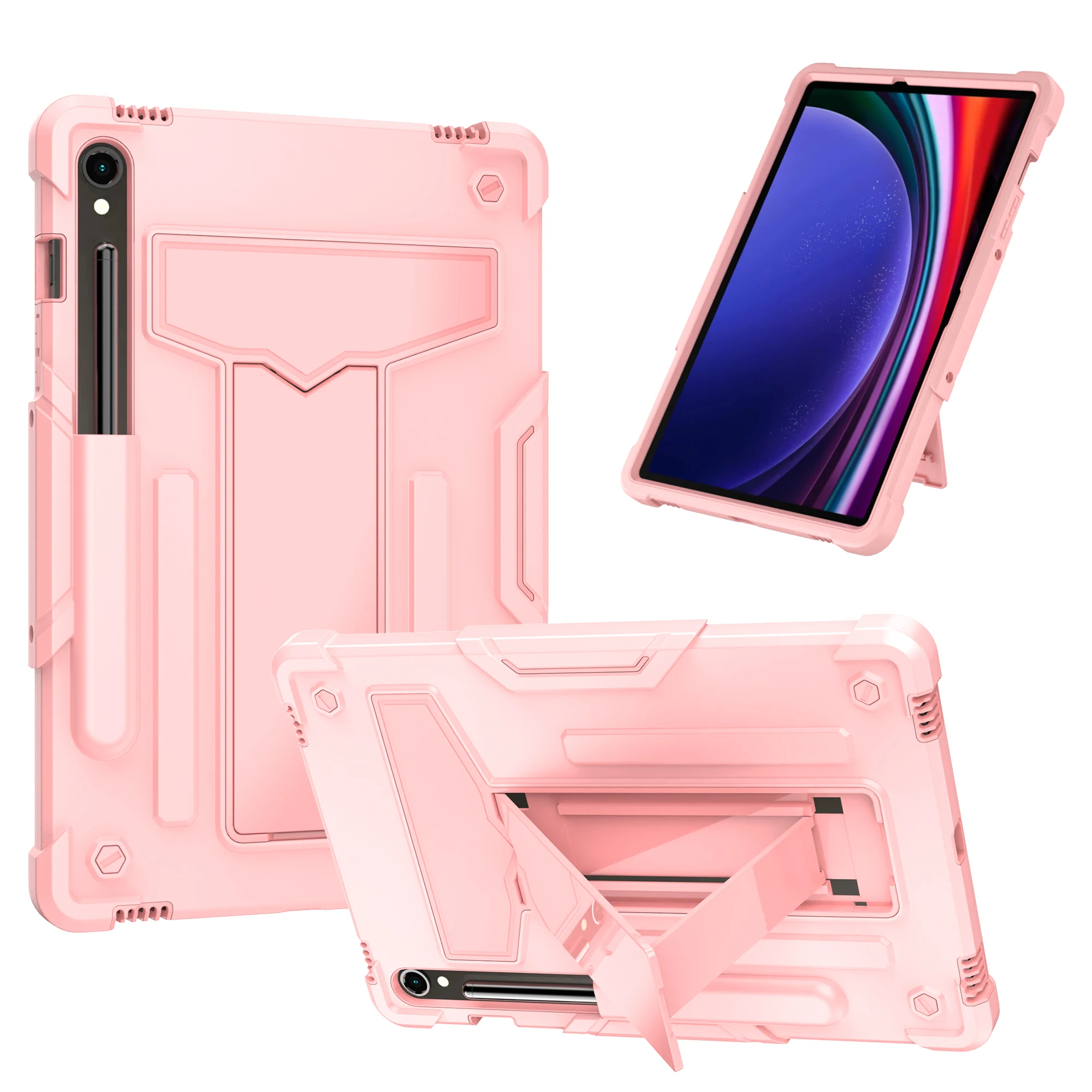 Hybrid Case Universal for Samsung Galaxy Tab S10 S9 FE SM-X520 X526B X510 X516B X710 X716B Built-in Kickstand Cover Shockproof
Hybrid Case Universal for Samsung Galaxy Tab S10 S9 FE SM-X520 X526B X510 X516B X710 X716B Built-in Kickstand Cover Shockproof