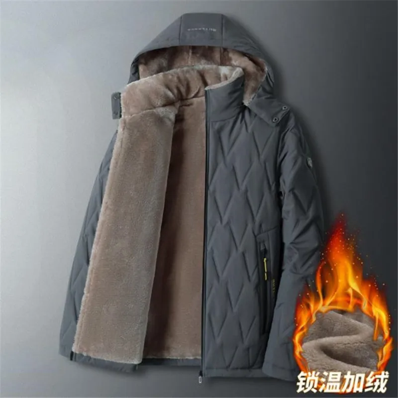 Winter Jacket Men Cotton Padded Warm Loose Thick fleece Parka Coat Hooded Casual Corduroy Male Jacket Men's
Winter Jacket Men Cotton Padded Warm Loose Thick fleece Parka Coat Hooded Casual Corduroy Male Jacket Men's