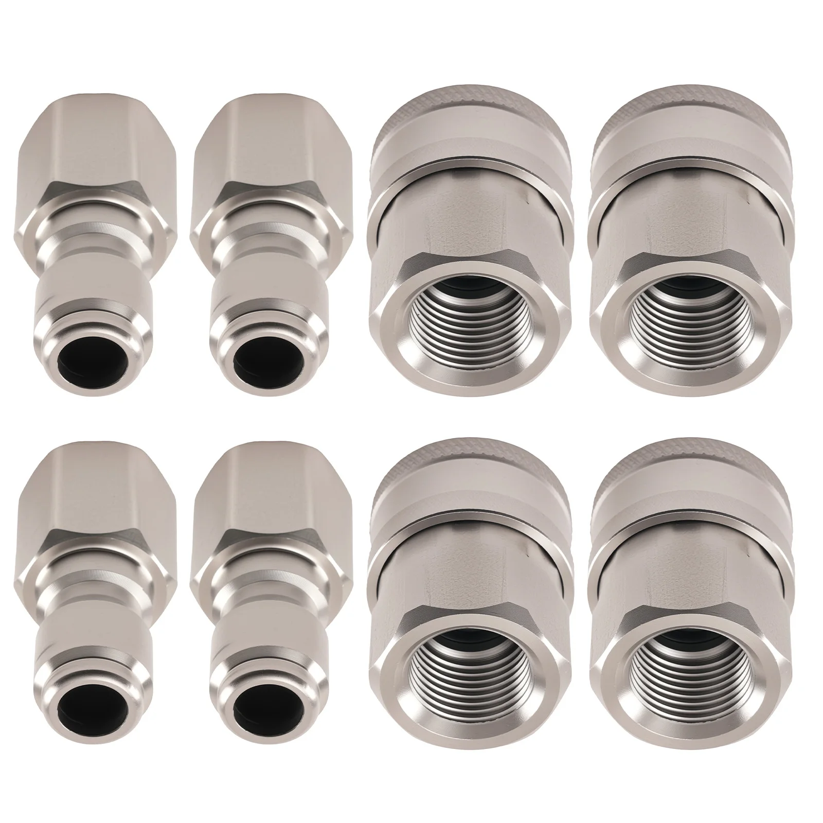 8PCS Pressure Washer Adapter 3/8" Quick Connect NPT Socket Plug Set Kit
8PCS Pressure Washer Adapter 3/8" Quick Connect NPT Socket Plug Set Kit