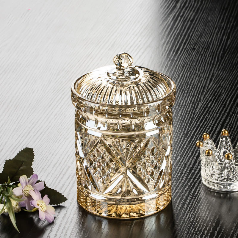 Европейская хрустальная стеклянная банка для хранения с крышкой, банка для хранения конфет, домашняя креативная гостиная, кухня, банка для конфет, стеклянная бутылка для хранения конфет
Европейская хрустальная стеклянная банка для хранения с крышкой, банка для хранения конфет, домашняя креативная гостиная, кухня, банка для конфет, стеклянная бутылка для хранения конфет