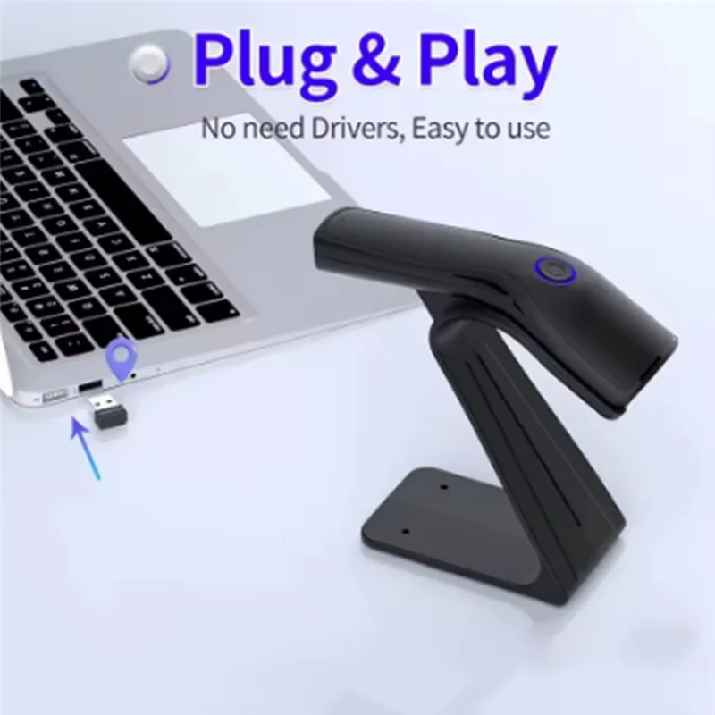 Беспроводной 2D Bluetooth портативный считыватель штрих-кодов с функцией автоматического сканирования QR-кода 2,4G, подставка в комплекте сканер
Беспроводной 2D Bluetooth портативный считыватель штрих-кодов с функцией автоматического сканирования QR-кода 2,4G, подставка в комплекте сканер